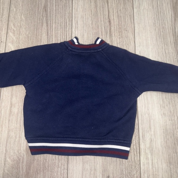 POLO RALPH LAUREN Navy Blue Baseball Varsity jacket - Picture 4 of 5